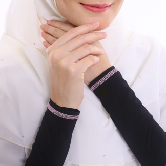 handsock warda black pink