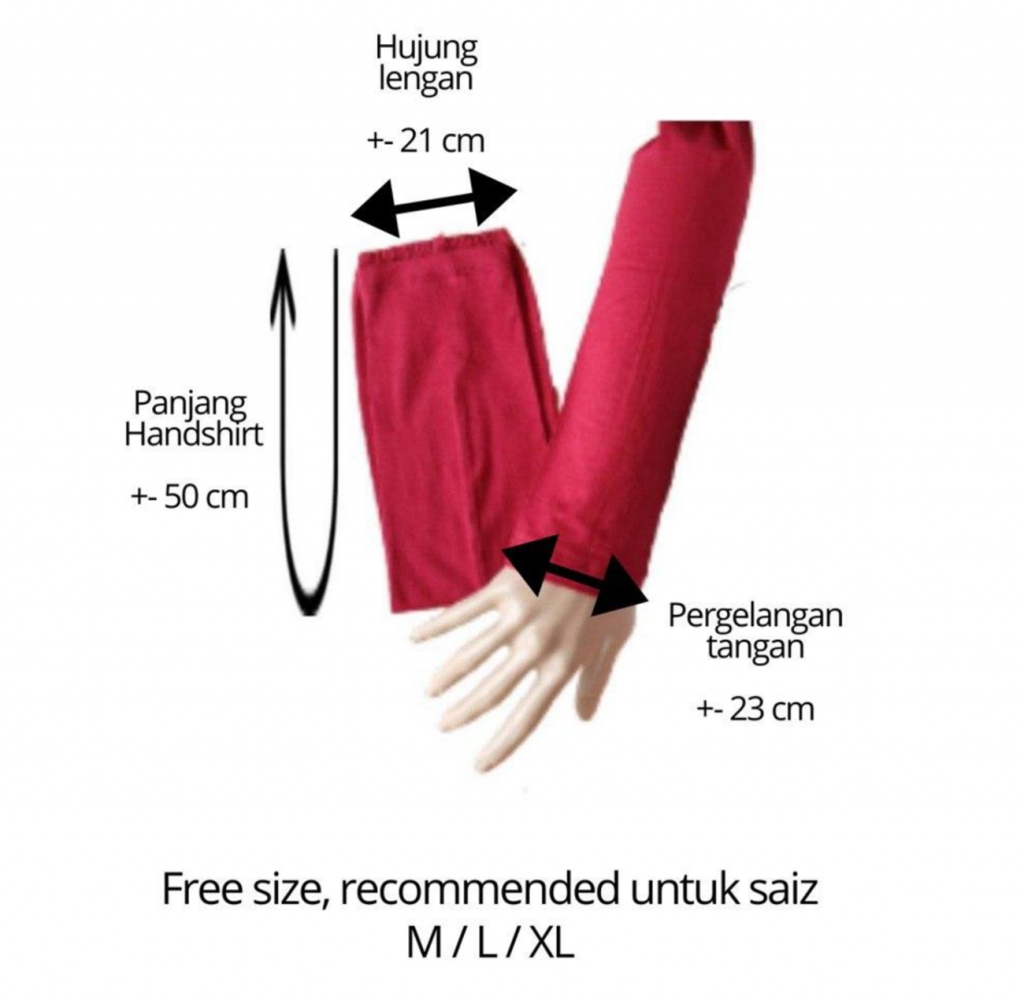 saiz handshirt